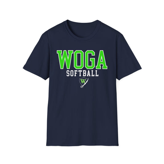 Adult WOGA Softball Navy Tee