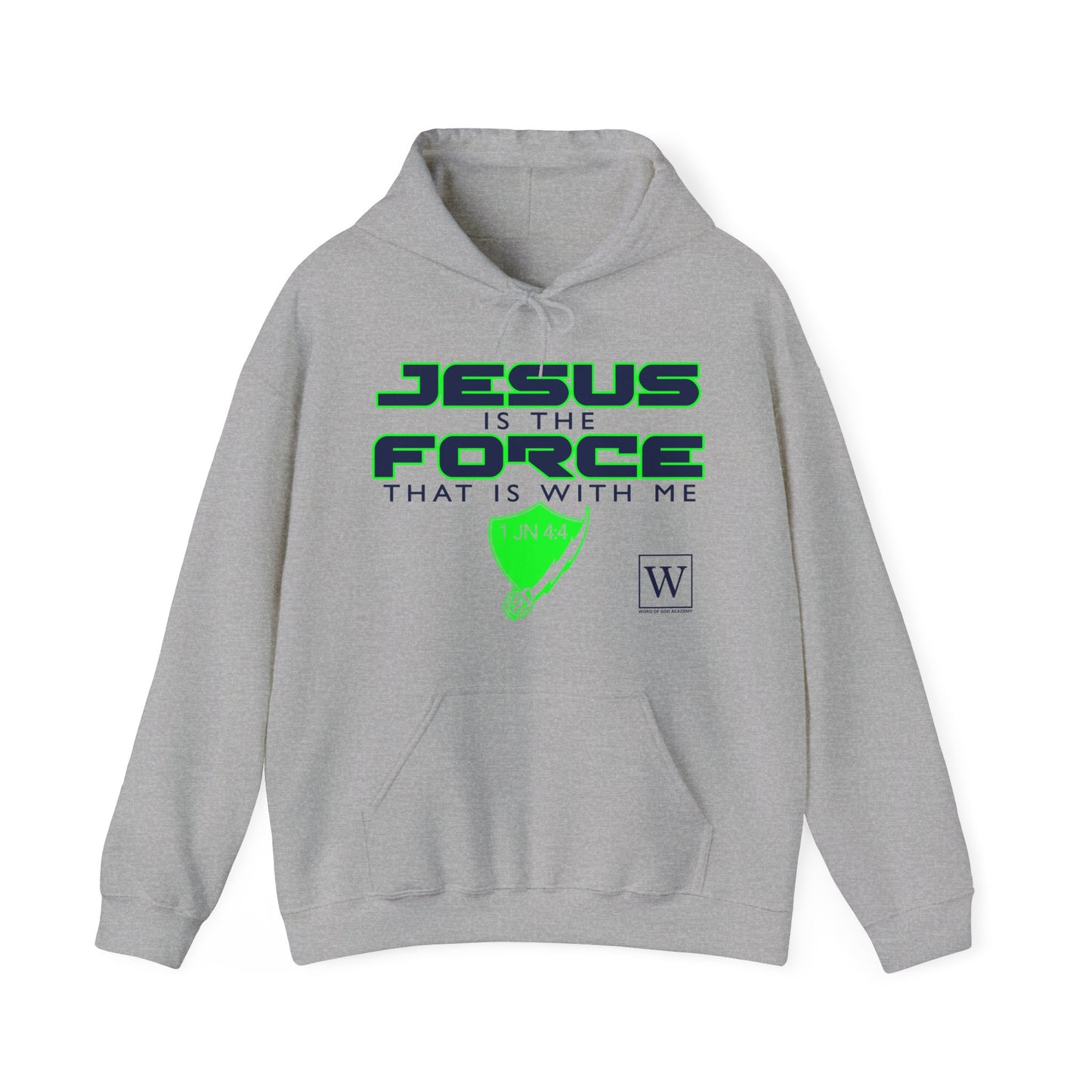 Adult Jesus is the Force Hoodie