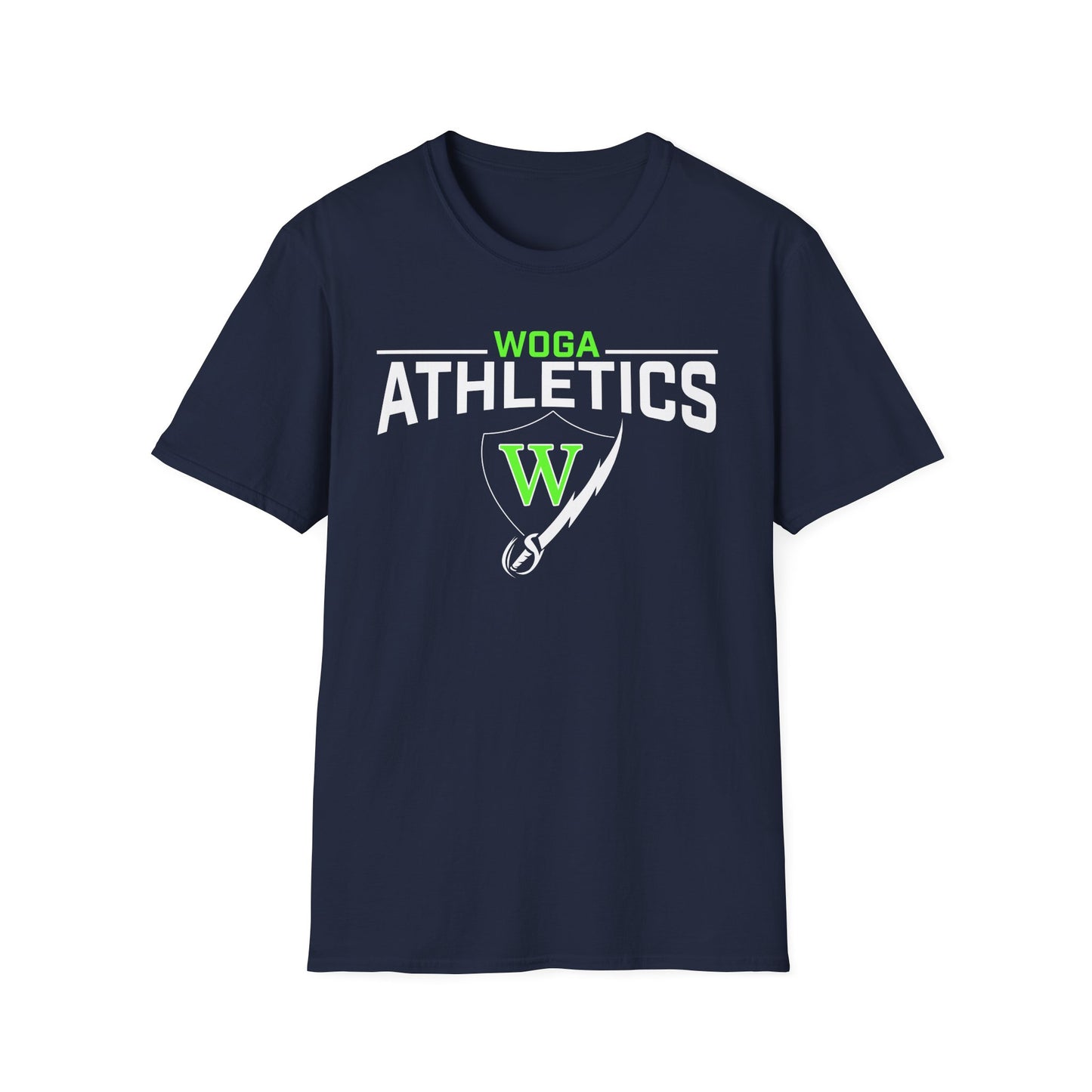 Adult WOGA Athletics Navy Tee