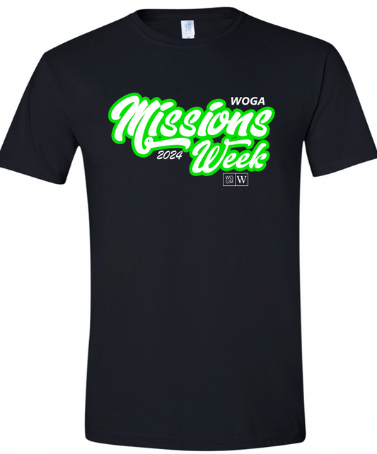 Adult WOGA Missions Week Shirt 24-25