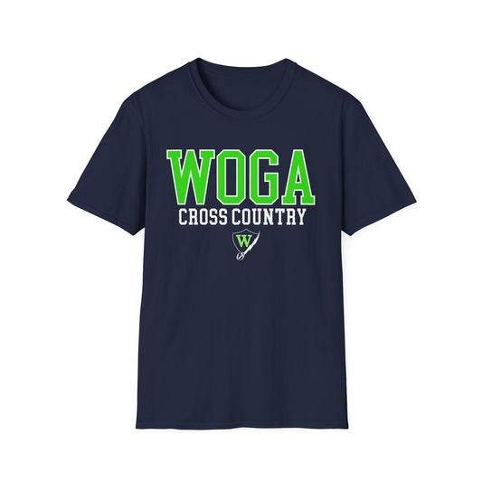 Adult WOGA Cross Country Navy Tee