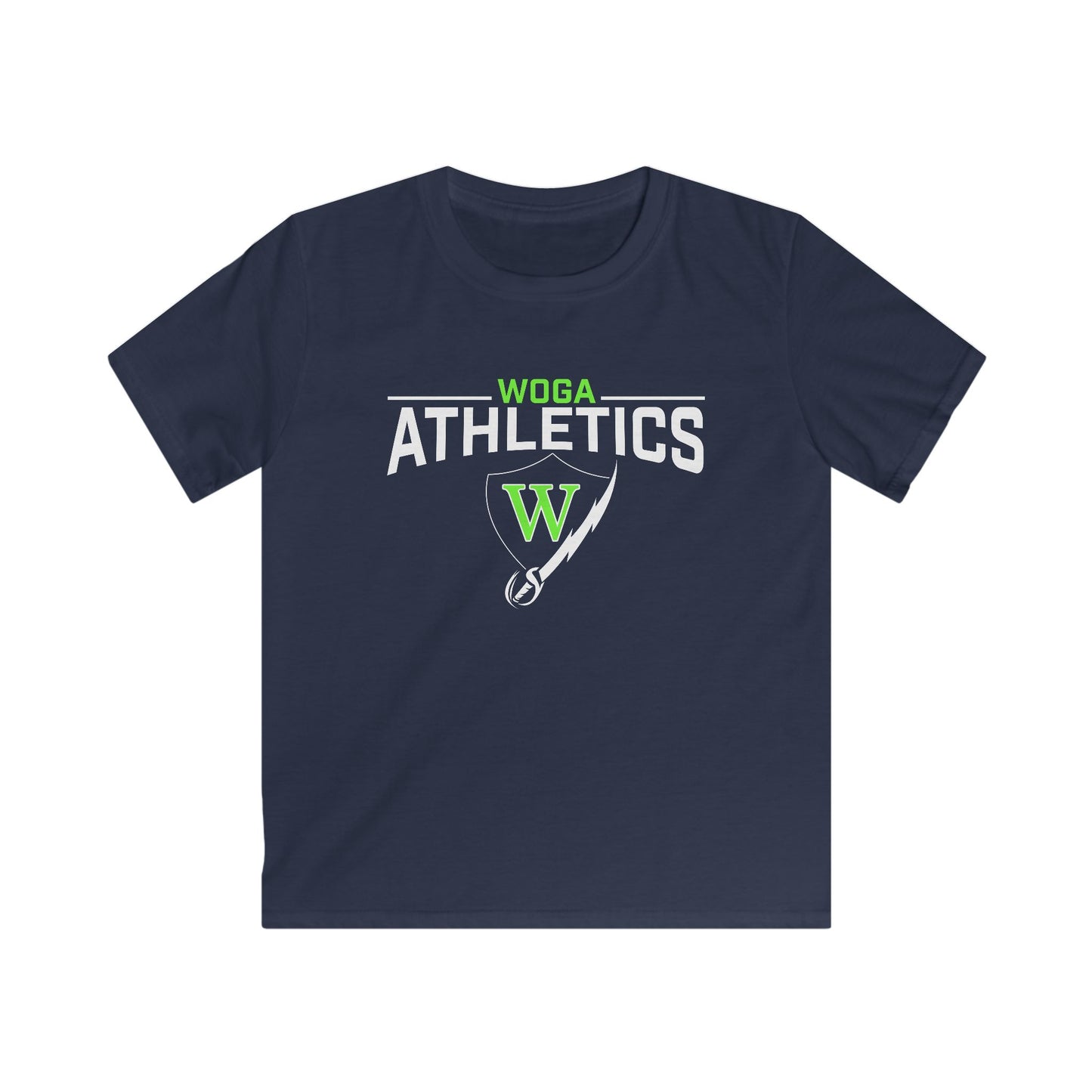 Youth WOGA Athletics Navy Tee