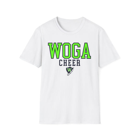 Adult WOGA Cheer White Tee