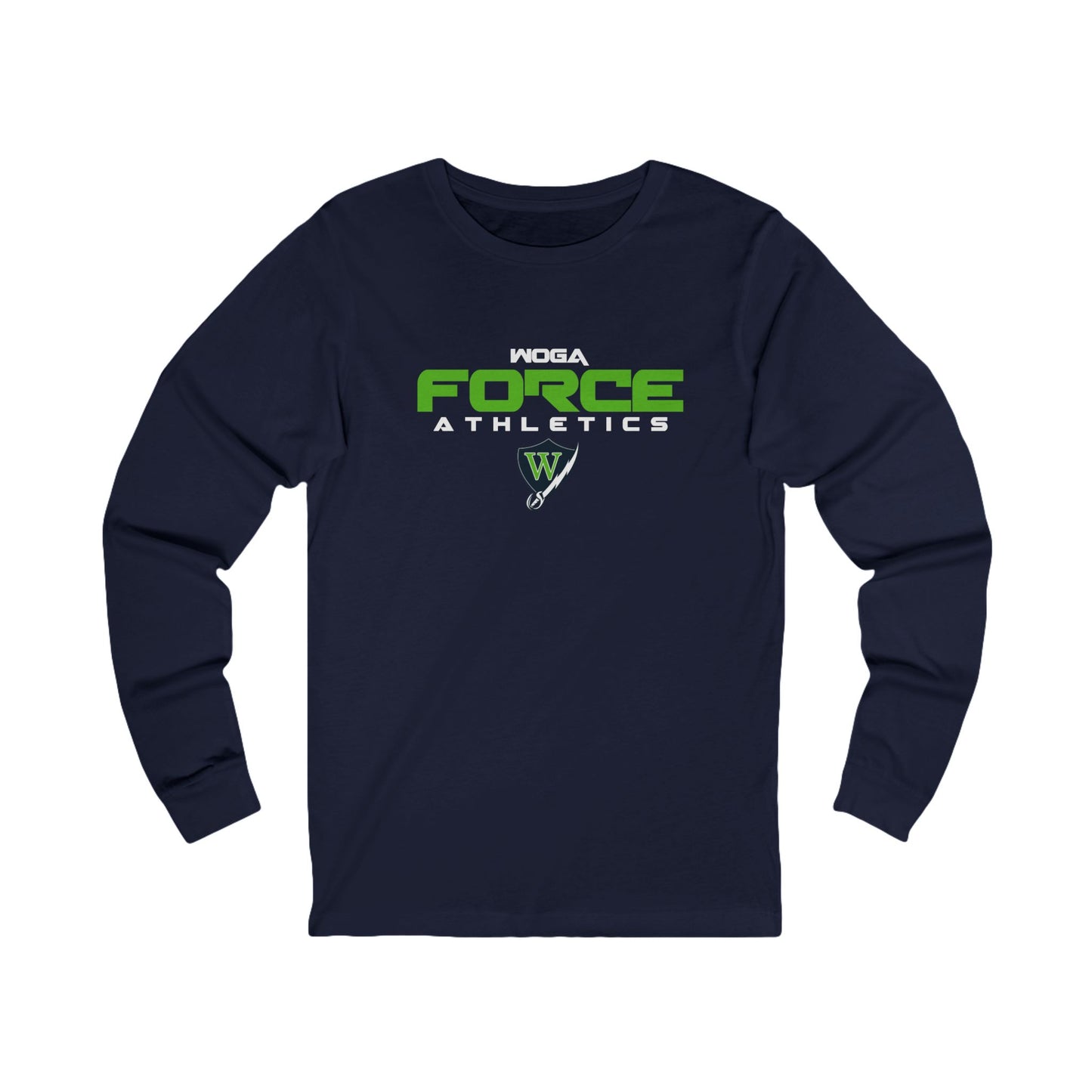 Adult WOGA Force Athletics Long Sleeve Shirt